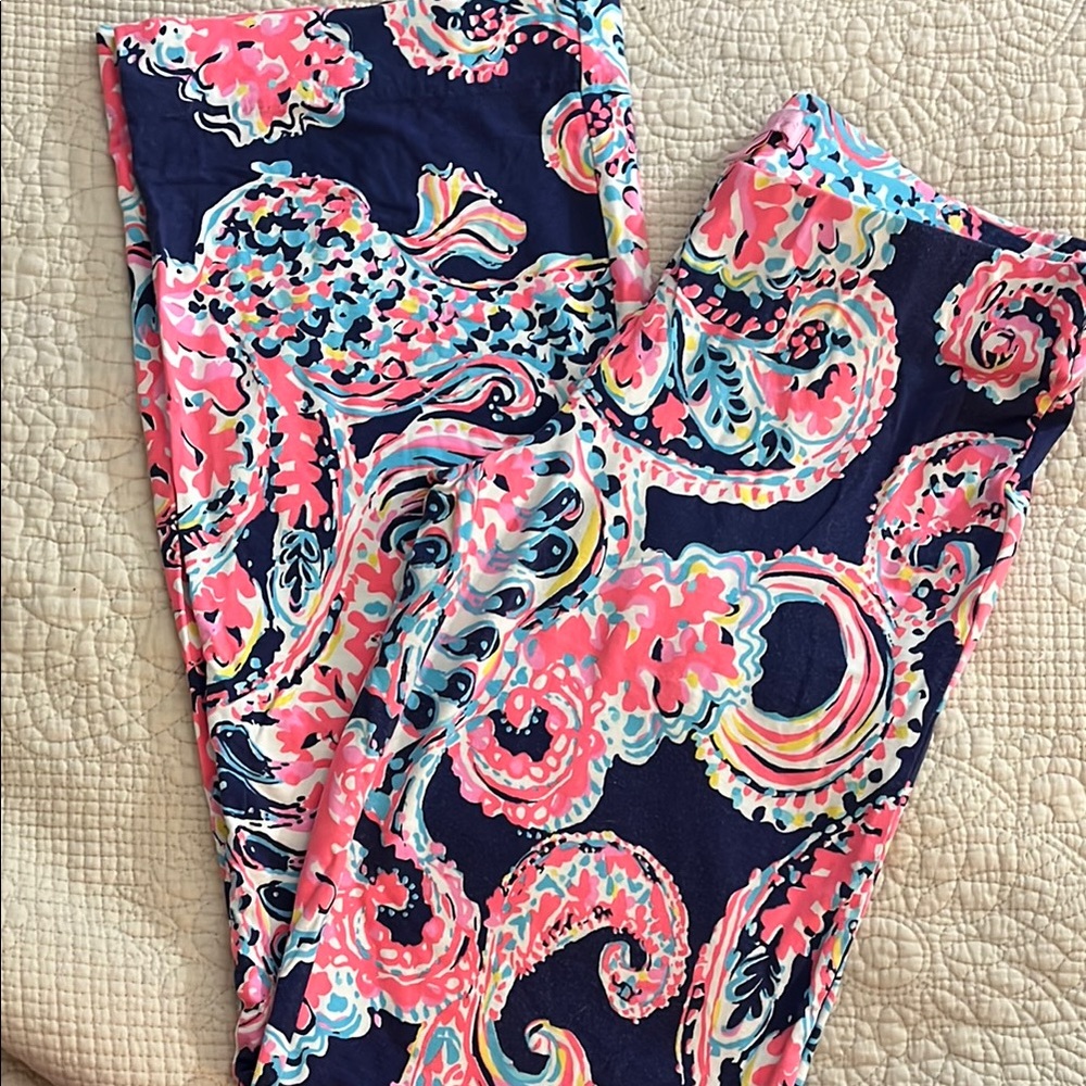 Lilly Pulitzer Multicolor Abstract Print Leggings